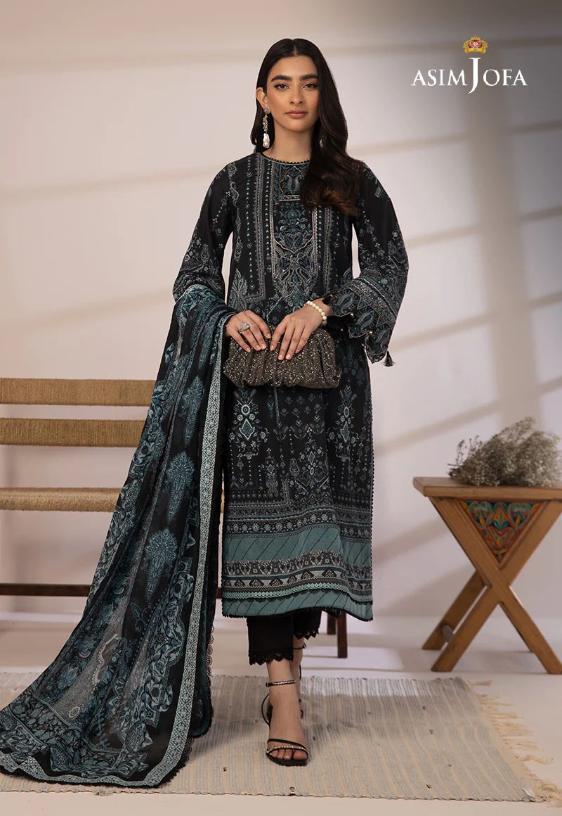 3pc Essential Prints from Asim Jofa Collection 19