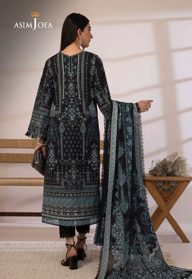 3pc Essential Prints from Asim Jofa Collection 19