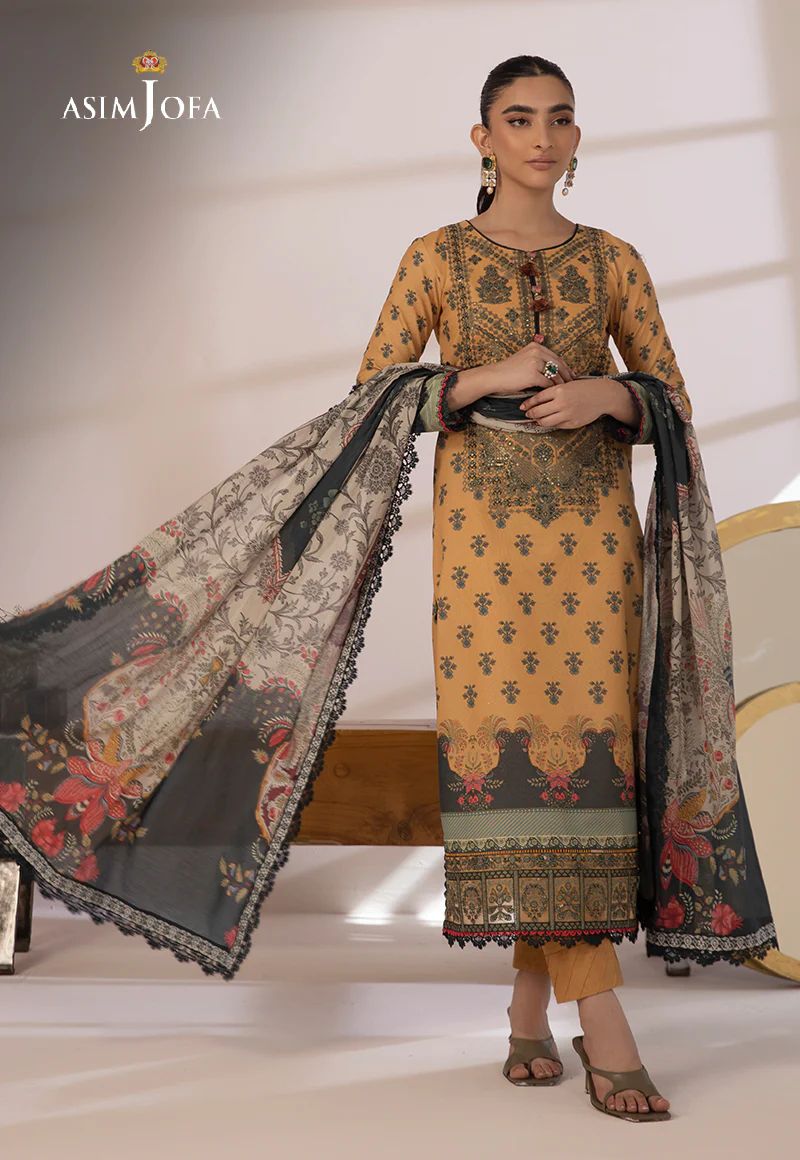 3pc Essential Prints from Asim Jofa Collection 20