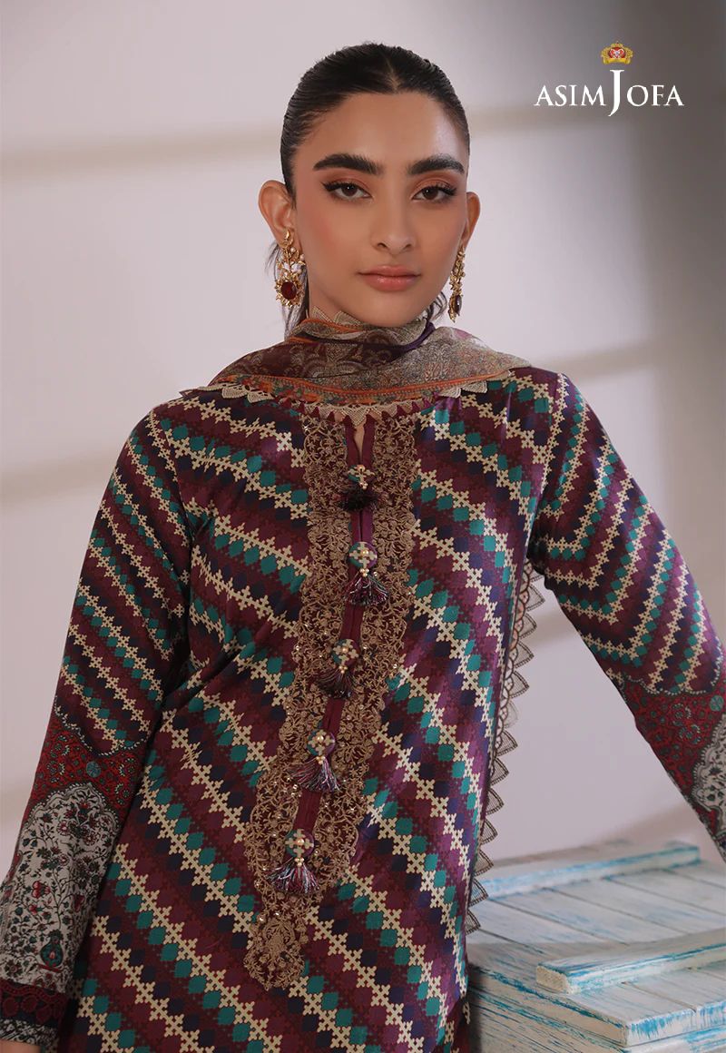 3pc Essential Prints from Asim Jofa Collection 22