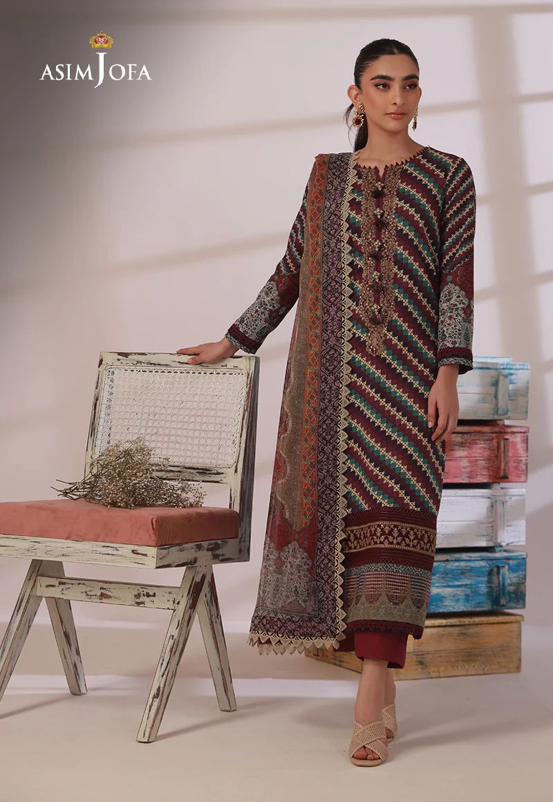 3pc Essential Prints from Asim Jofa Collection 22