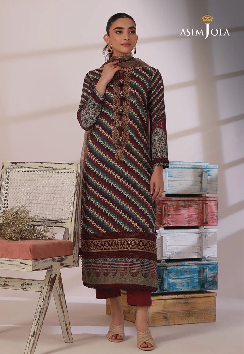 3pc Essential Prints from Asim Jofa Collection 22
