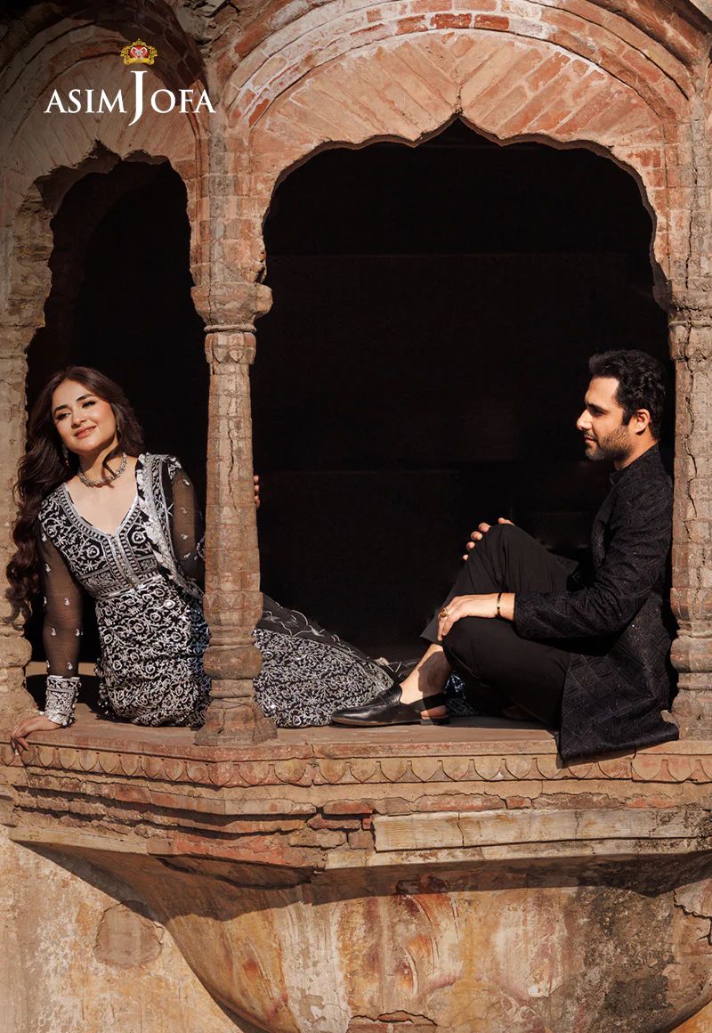 Asim Jofa EMBROIDERED CHIFFON 3 PCS AJCE-02