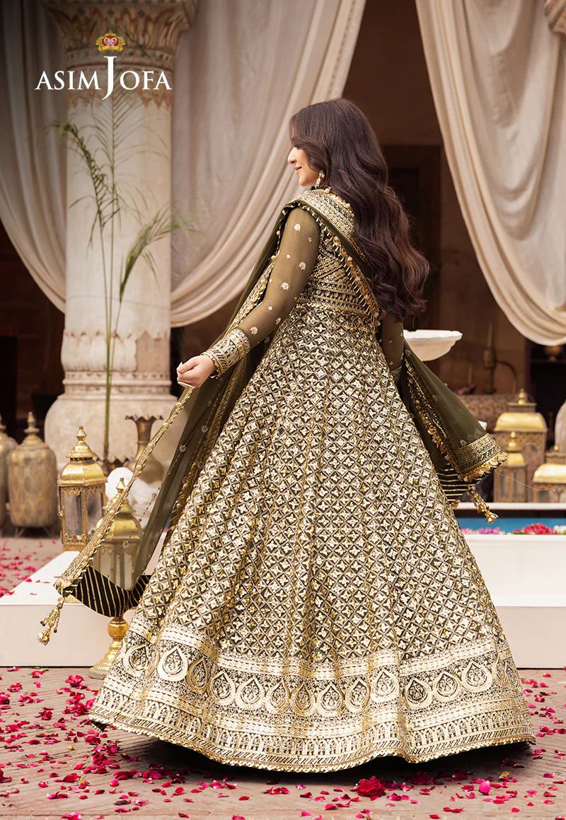 Asim Jofa EMBROIDERED CHIFFON 3 PCS AJCE-08