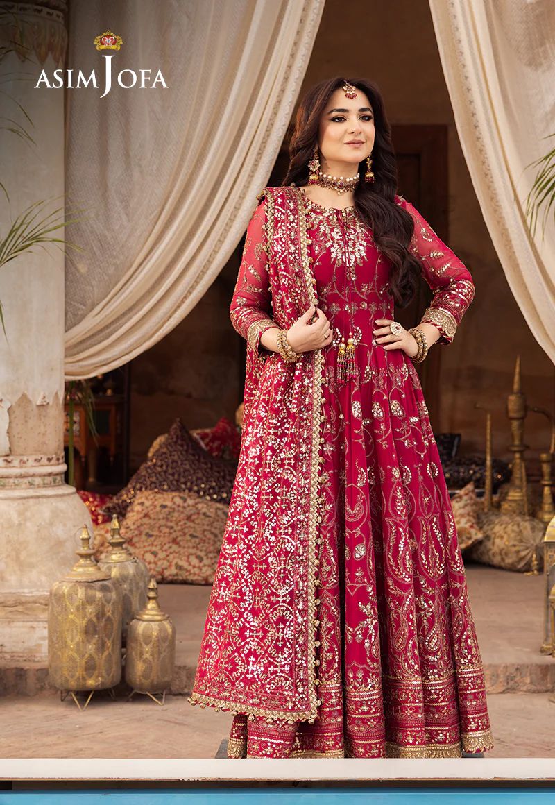 Asim Jofa EMBROIDERED CHIFFON 3 PCS AJCE-10