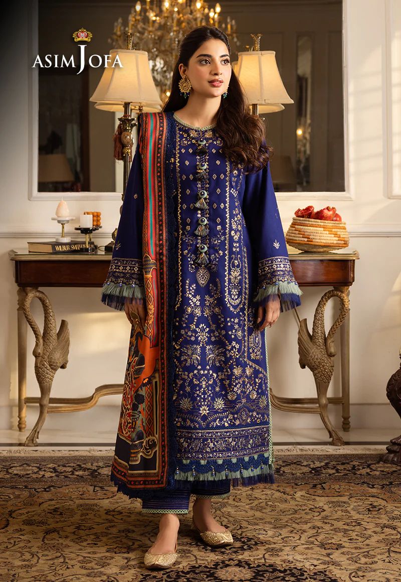 ASIM JOFA Aira Winter Shawl Collection AJIW01