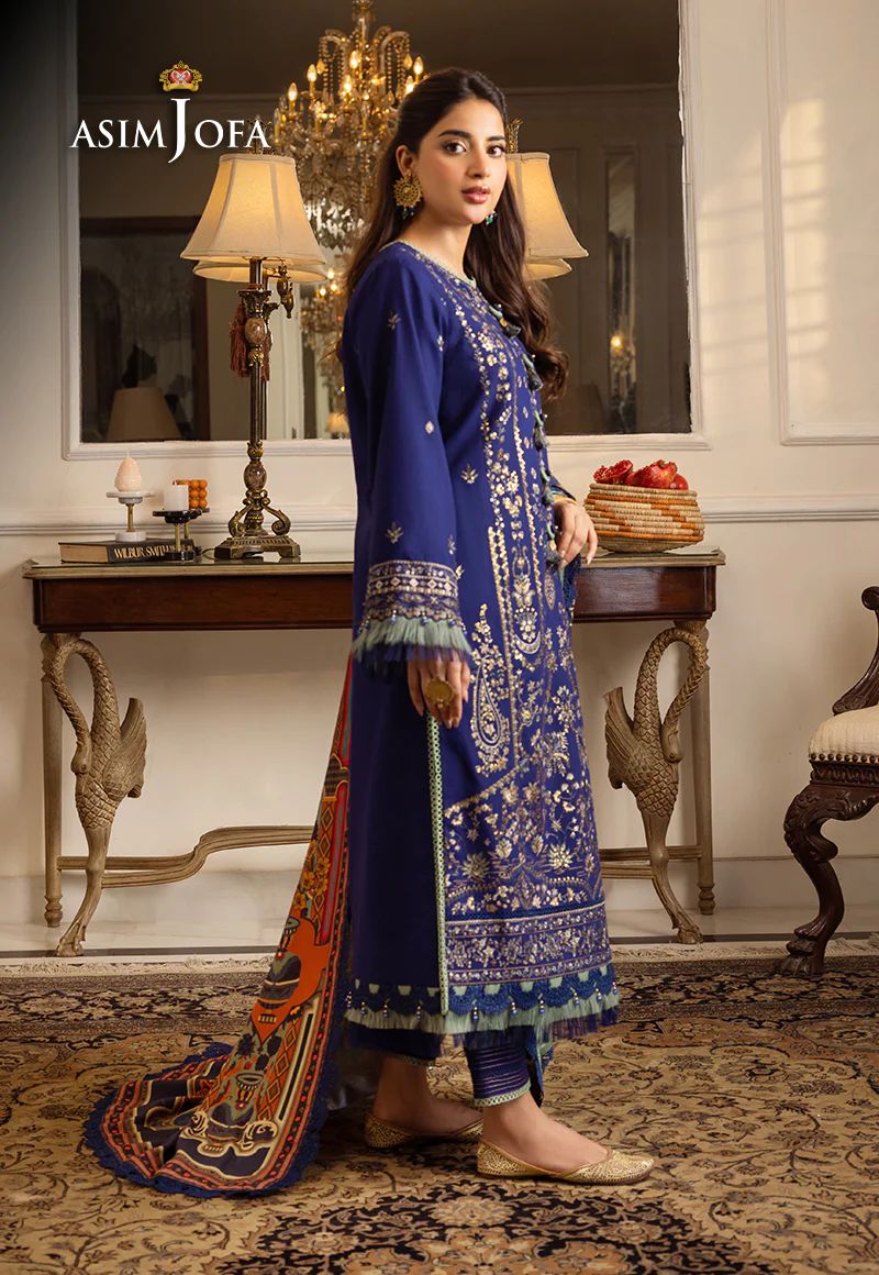 ASIM JOFA Aira Winter Shawl Collection AJIW01