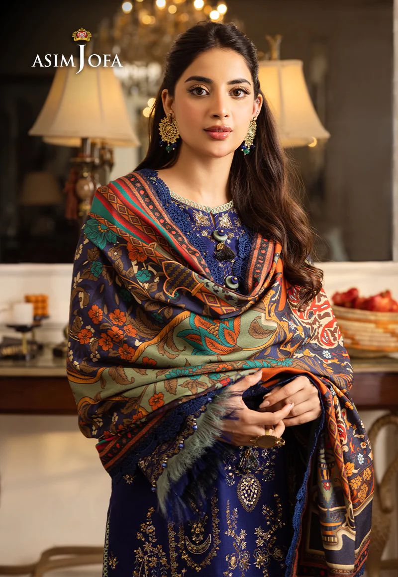 ASIM JOFA Aira Winter Shawl Collection AJIW01