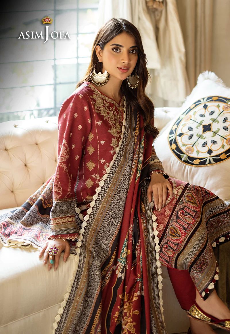 ASIM JOFA Aira Winter Shawl Collection AJIW02