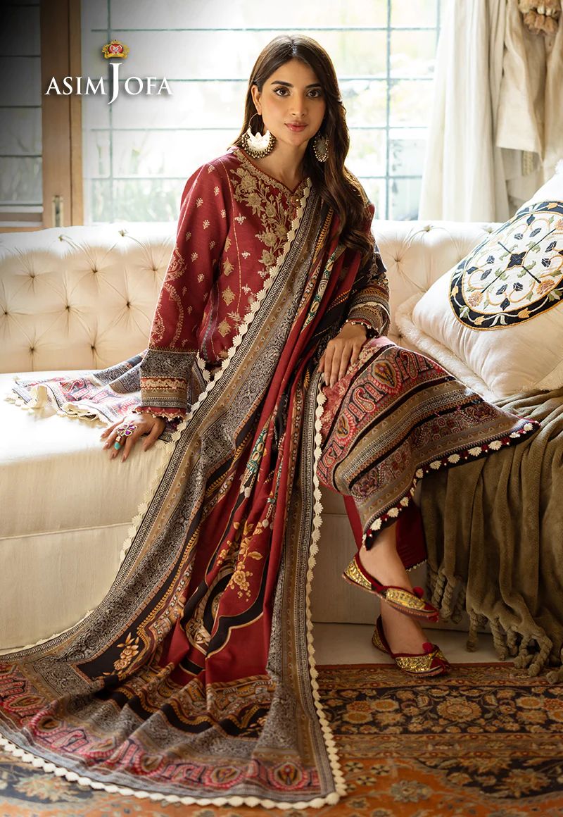 ASIM JOFA Aira Winter Shawl Collection AJIW02