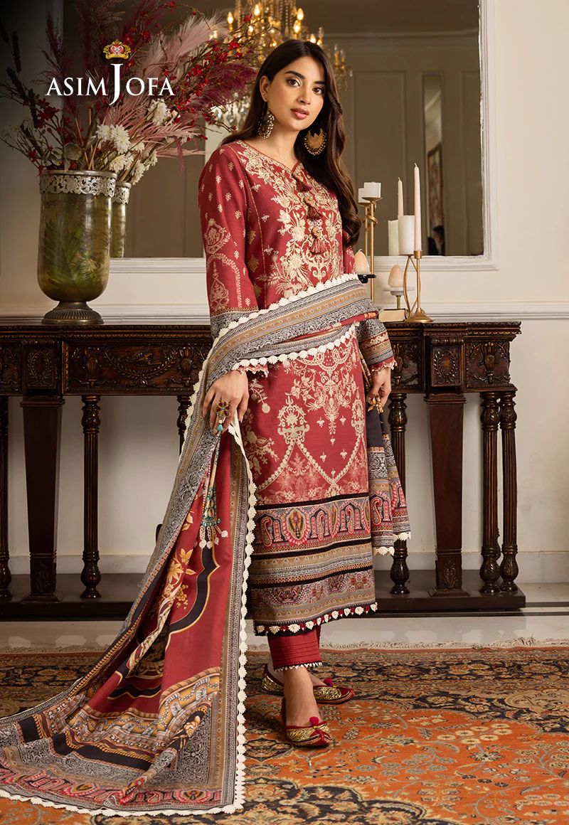 ASIM JOFA Aira Winter Shawl Collection AJIW02