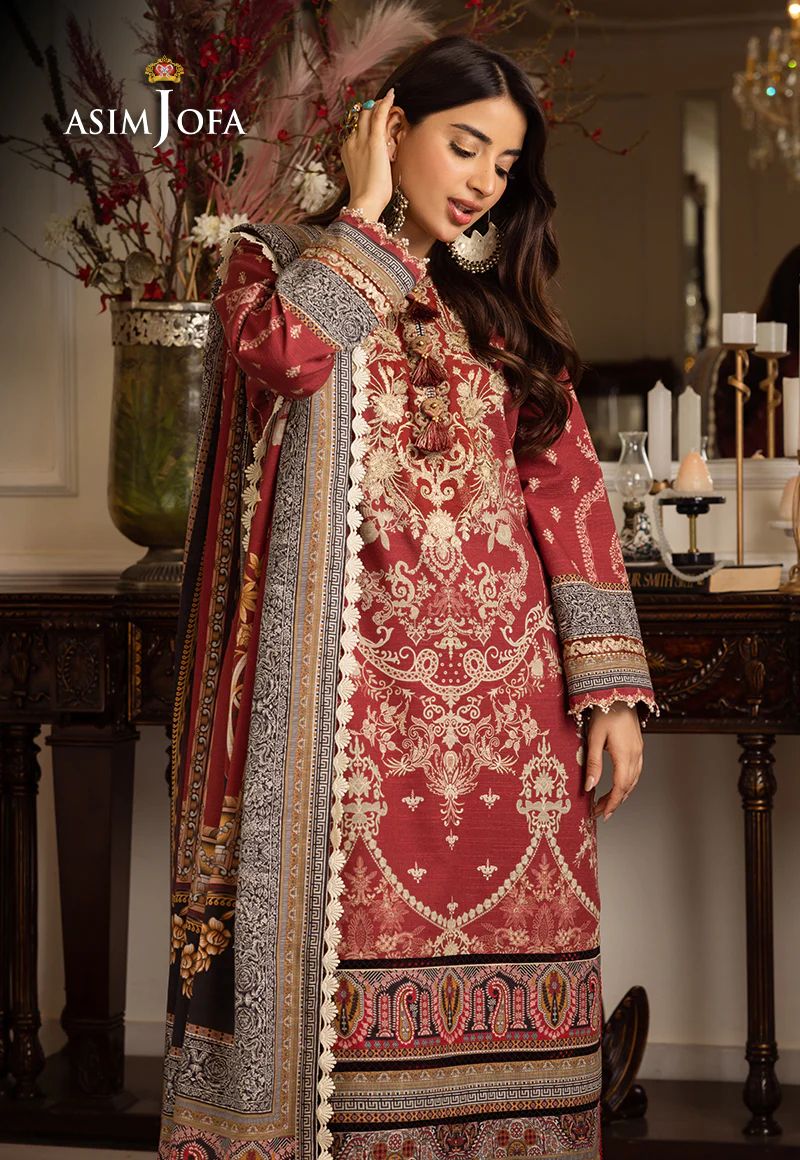 ASIM JOFA Aira Winter Shawl Collection AJIW02