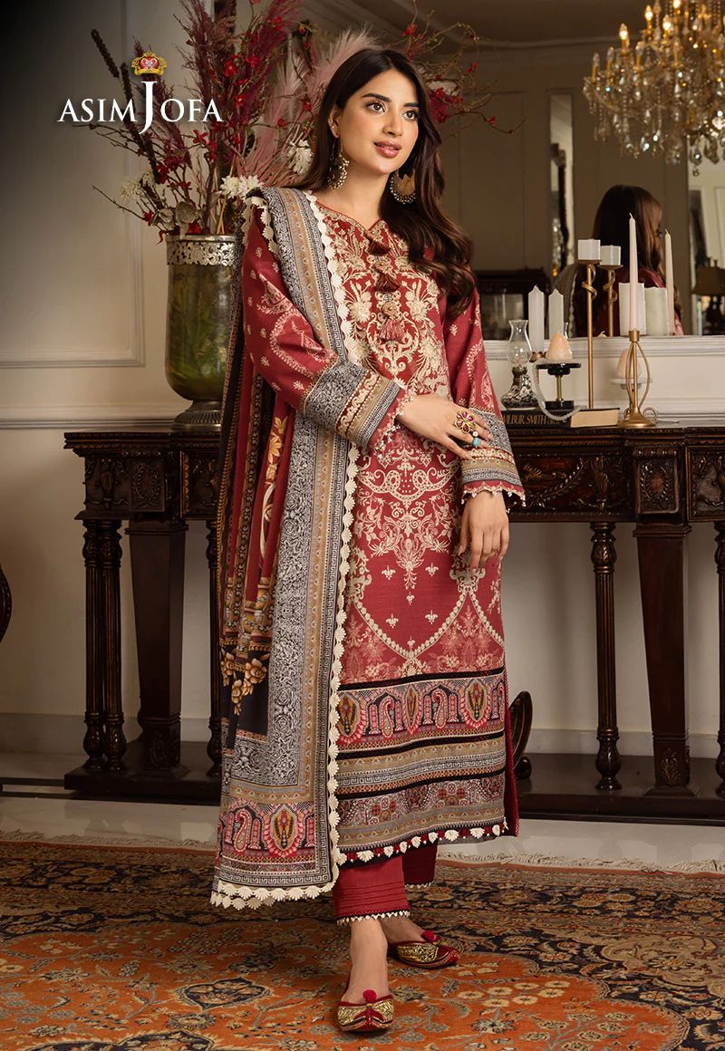 ASIM JOFA Aira Winter Shawl Collection AJIW02