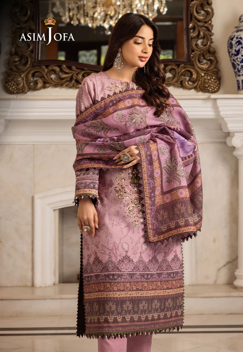 ASIM JOFA Aira Winter Shawl Collection AJIW03