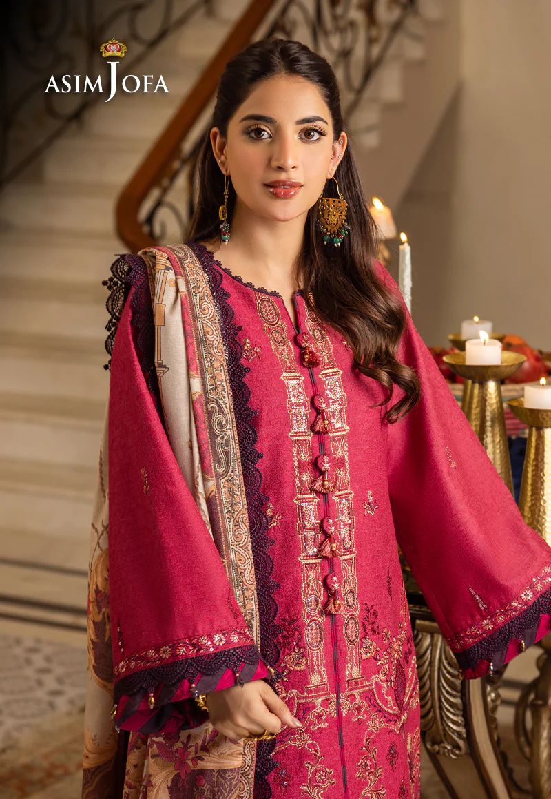 ASIM JOFA Aira Winter Shawl Collection AJIW04