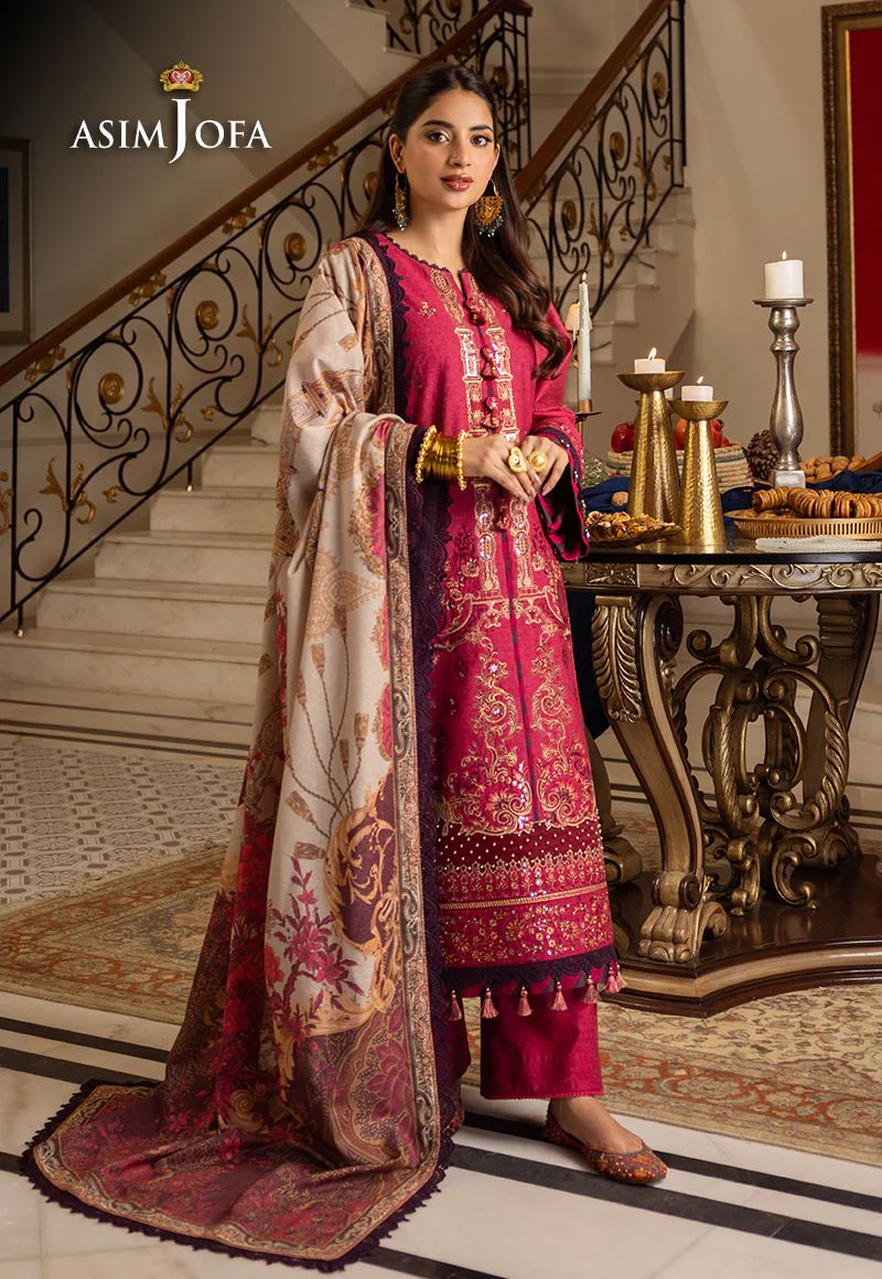 ASIM JOFA Aira Winter Shawl Collection AJIW04
