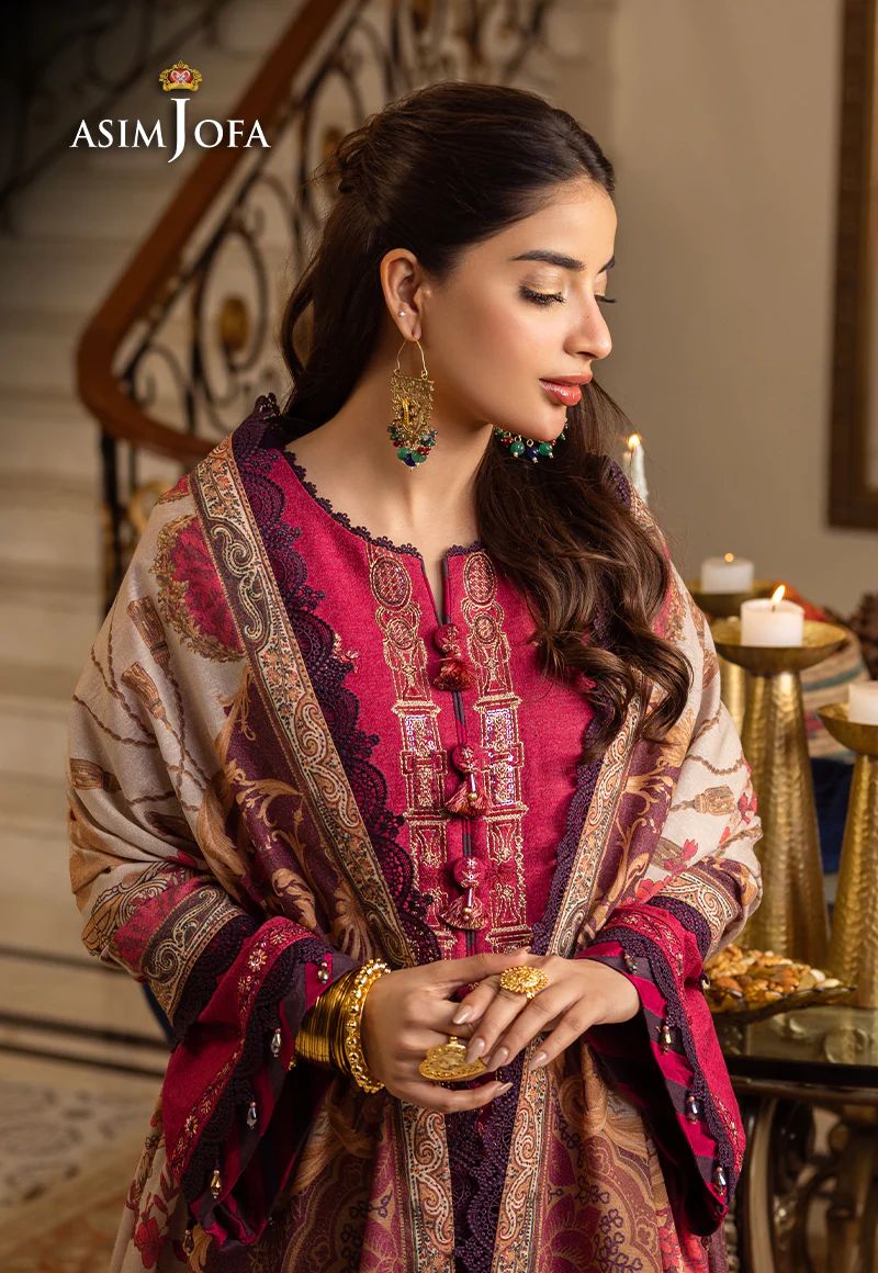 ASIM JOFA Aira Winter Shawl Collection AJIW04