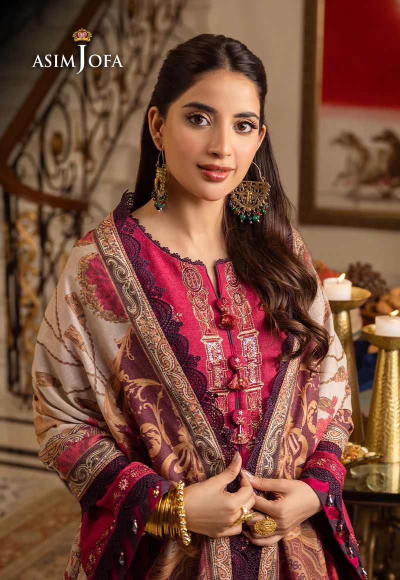 ASIM JOFA Aira Winter Shawl Collection AJIW04