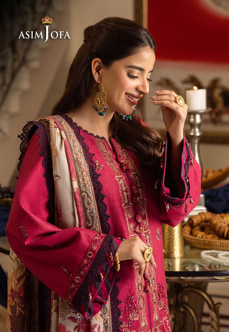 ASIM JOFA Aira Winter Shawl Collection AJIW04