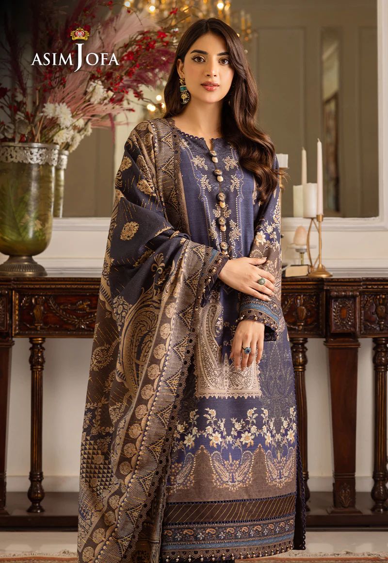 ASIM JOFA Aira Winter Shawl Collection AJIW05