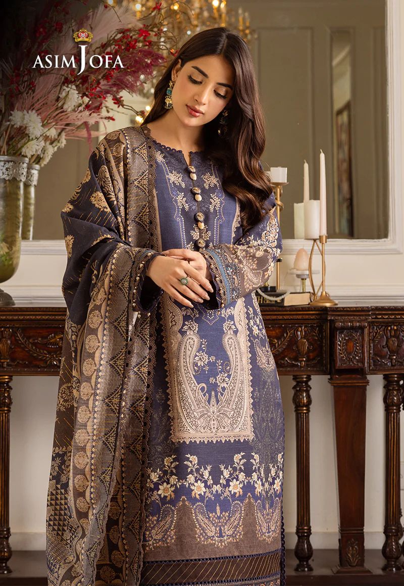 ASIM JOFA Aira Winter Shawl Collection AJIW05