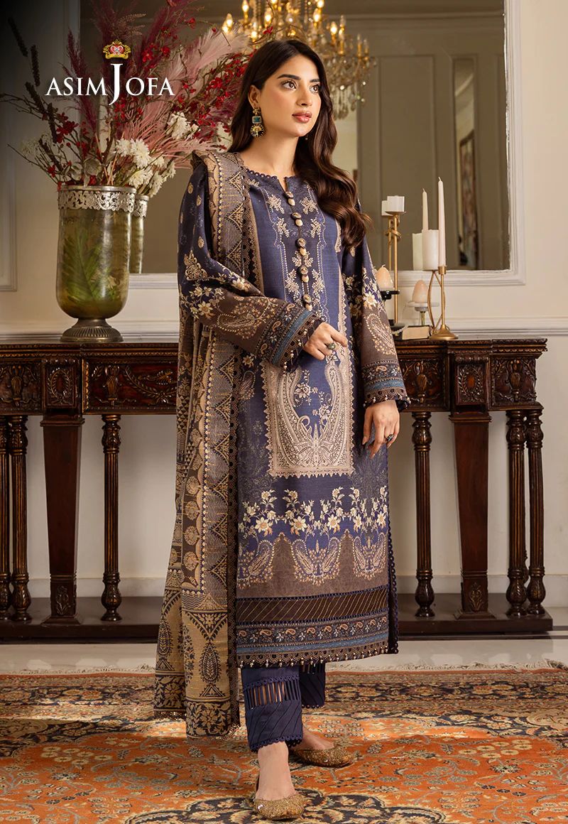 ASIM JOFA Aira Winter Shawl Collection AJIW05
