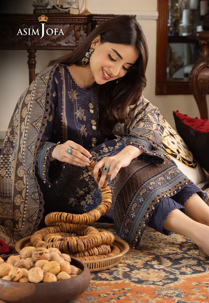 ASIM JOFA Aira Winter Shawl Collection AJIW05