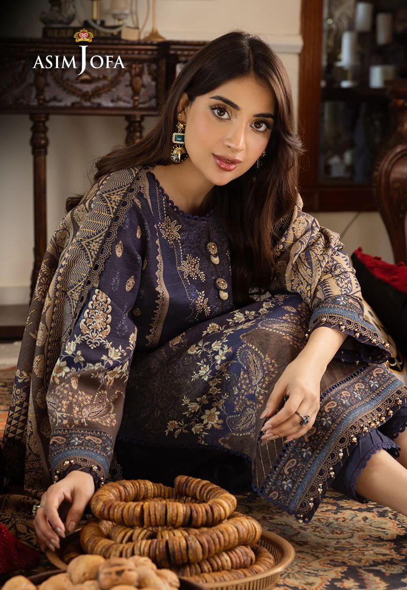 ASIM JOFA Aira Winter Shawl Collection AJIW05