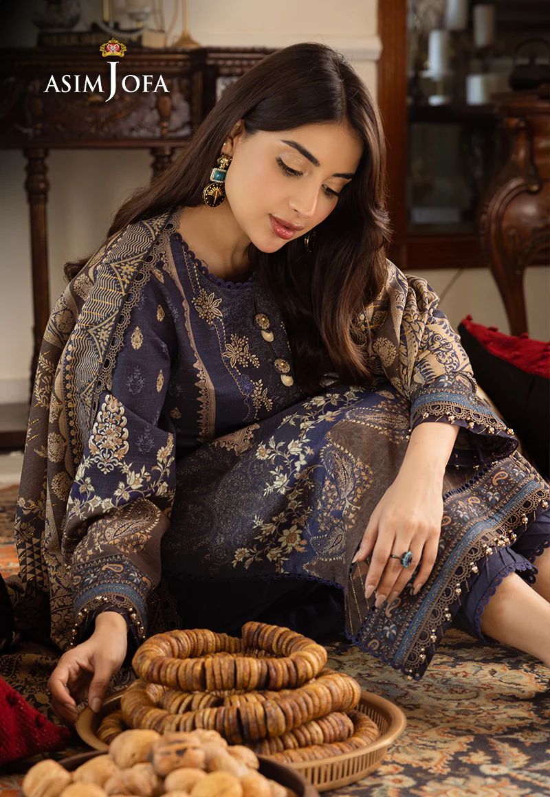 ASIM JOFA Aira Winter Shawl Collection AJIW05