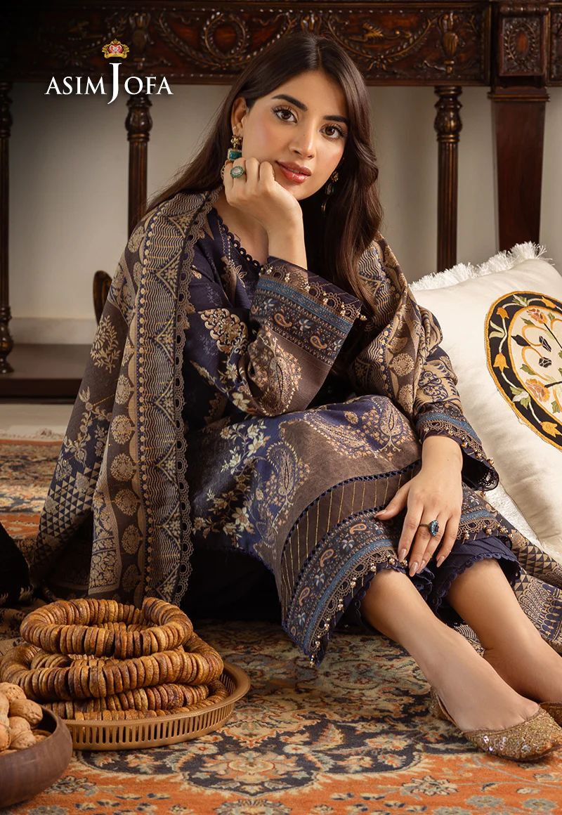 ASIM JOFA Aira Winter Shawl Collection AJIW05