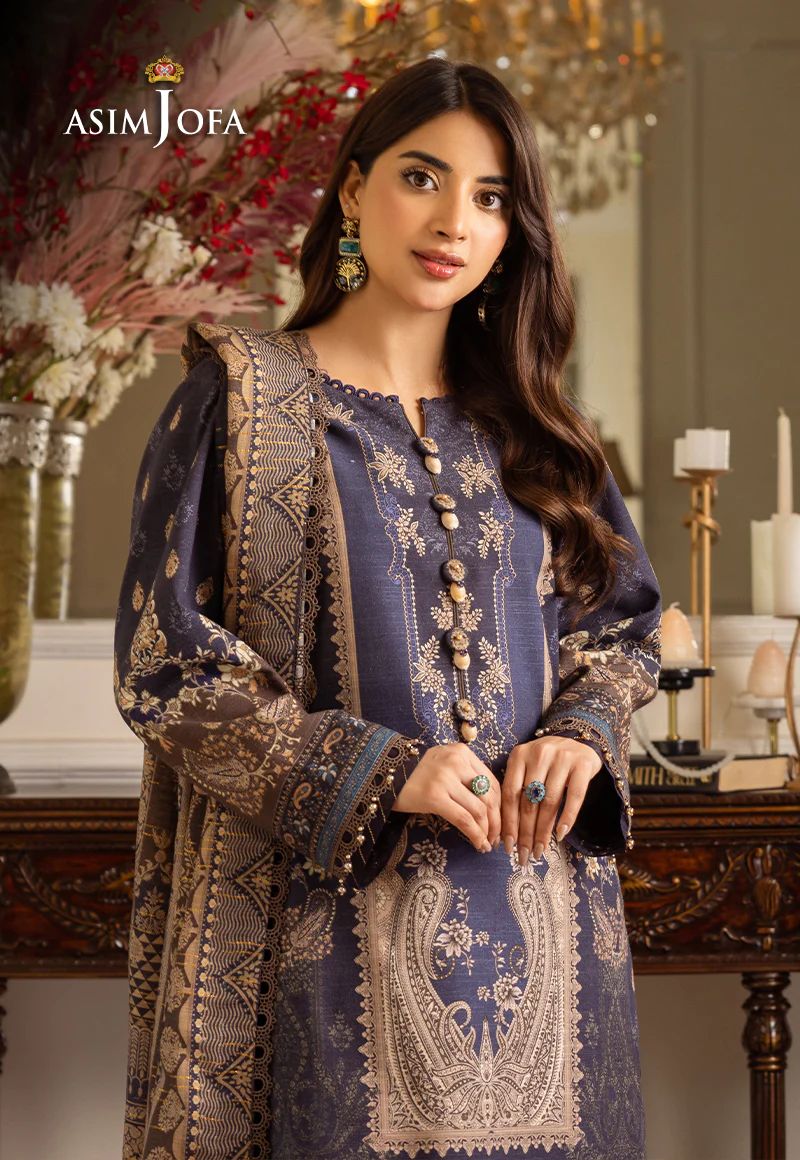 ASIM JOFA Aira Winter Shawl Collection AJIW05