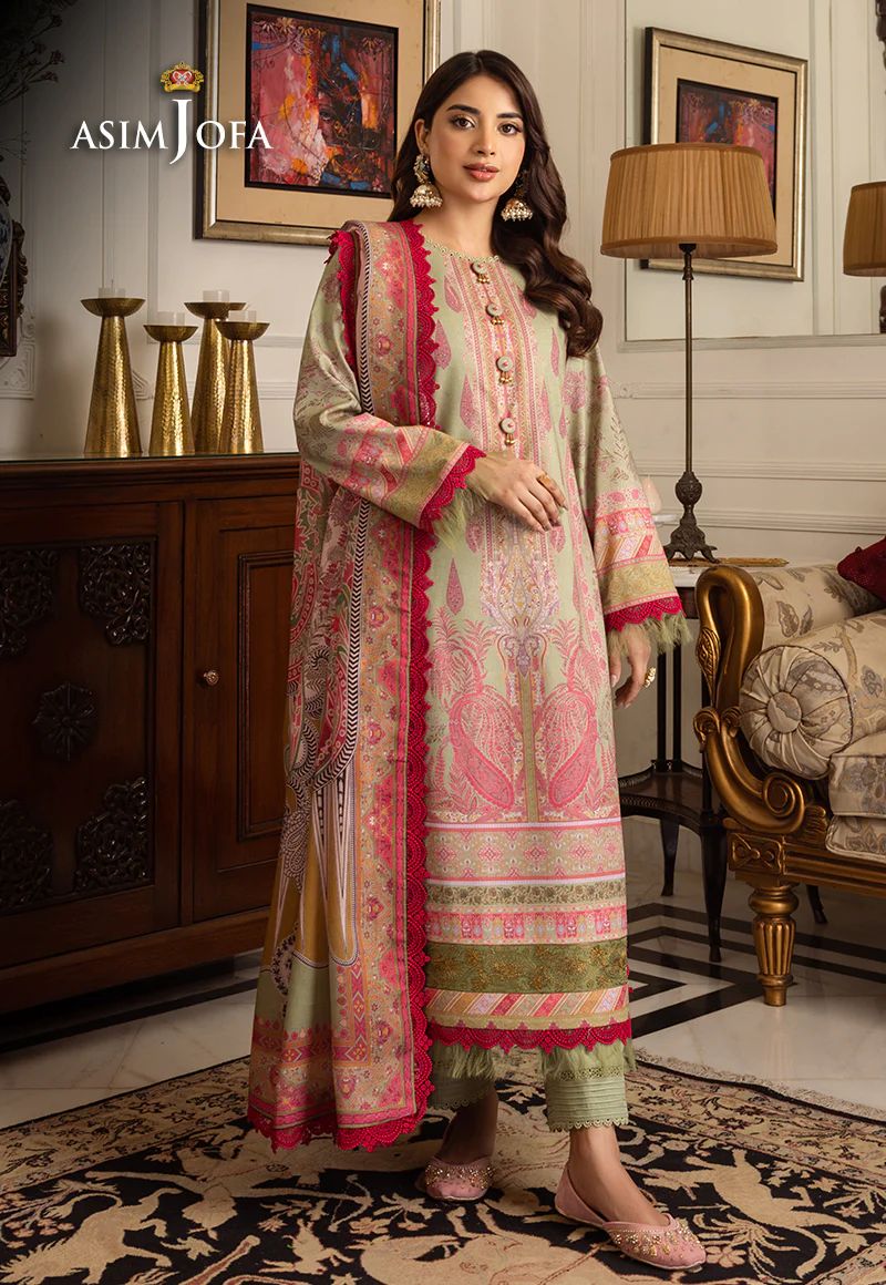 ASIM JOFA Aira Winter Shawl Collection AJIW08