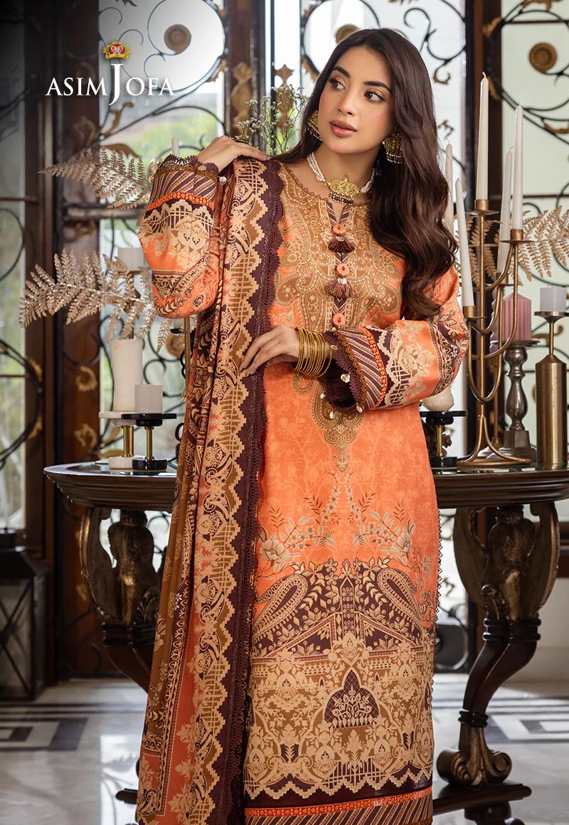 ASIM JOFA Aira Winter Shawl Collection AJIW09