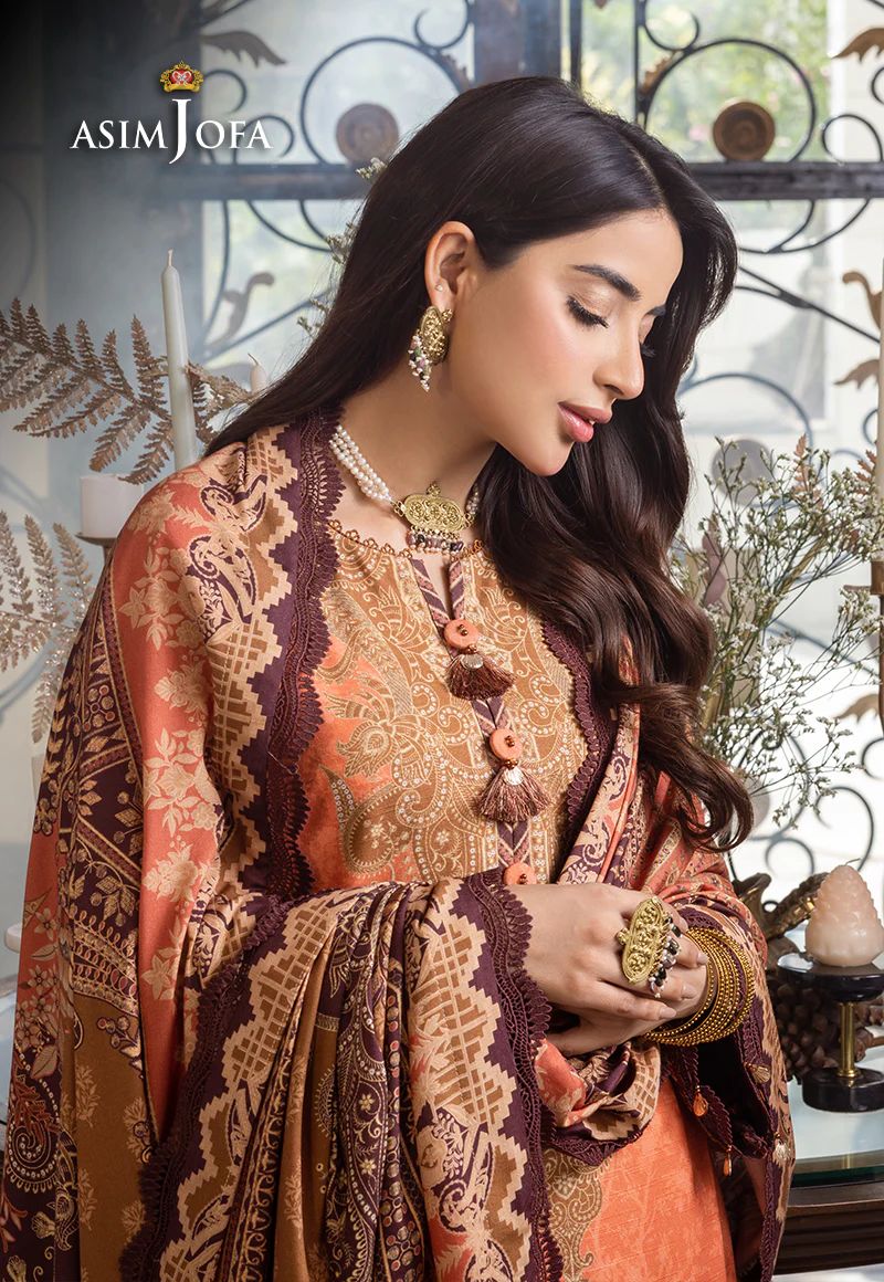 ASIM JOFA Aira Winter Shawl Collection AJIW09