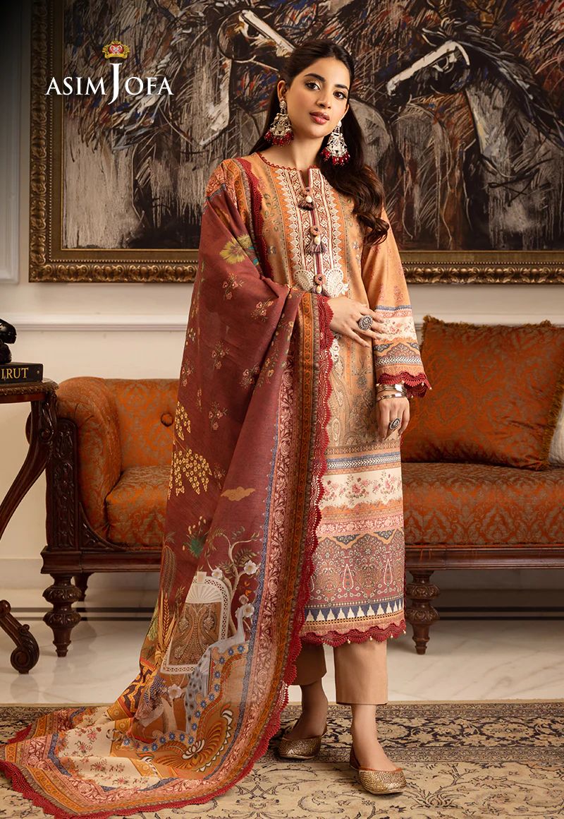 ASIM JOFA Aira Winter Shawl Collection AJIW10