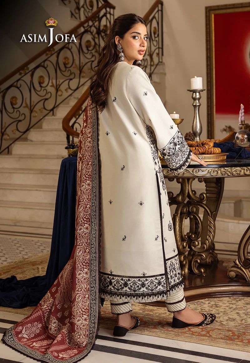 ASIM JOFA Aira Winter Shawl Collection AJIW11