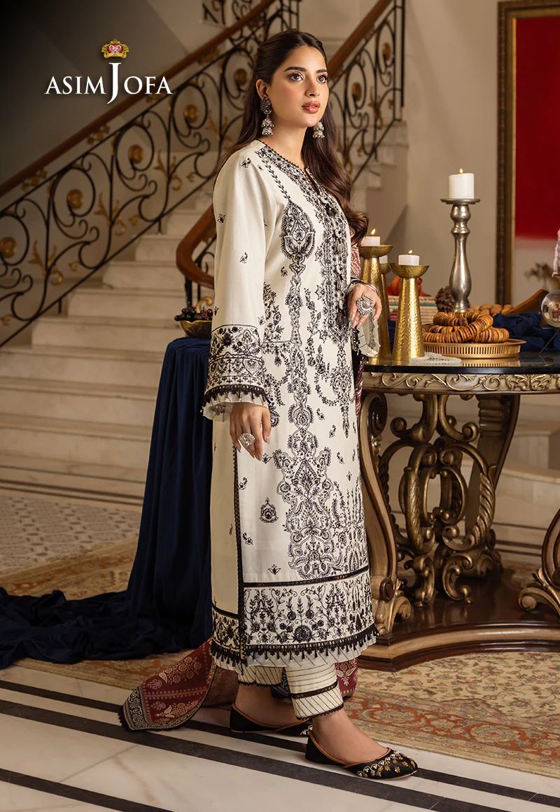 ASIM JOFA Aira Winter Shawl Collection AJIW11