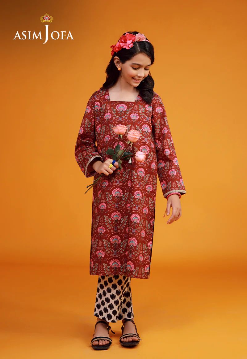 Asim Jofa Girls Printed Pret AJKP03