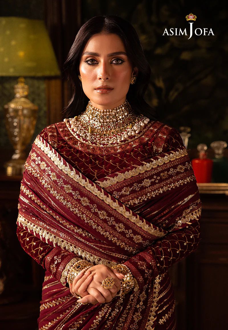 ASIM JOFA Makhmal Wedding Velvet AJMM02
