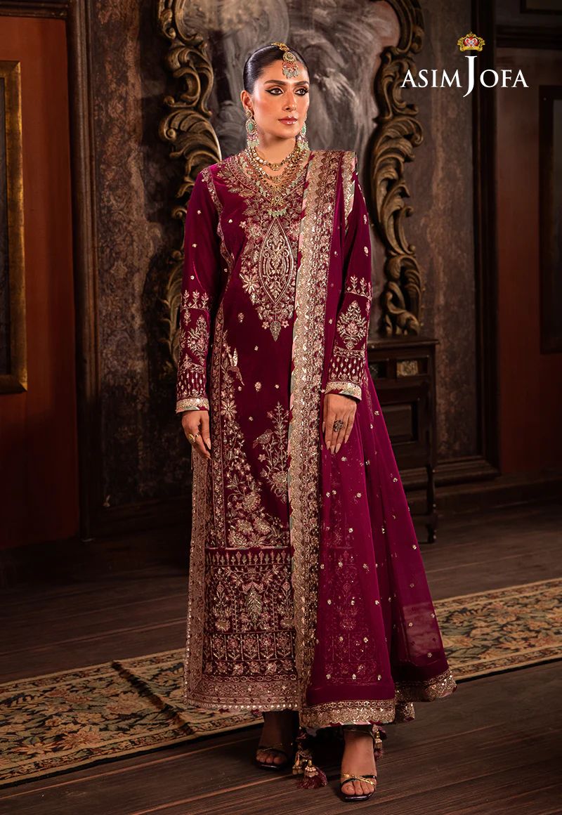 ASIM JOFA Makhmal Wedding Velvet AJMM03