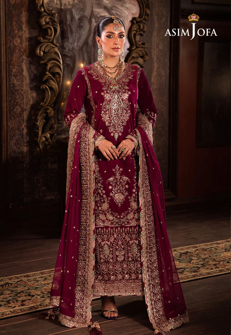 ASIM JOFA Makhmal Wedding Velvet AJMM03
