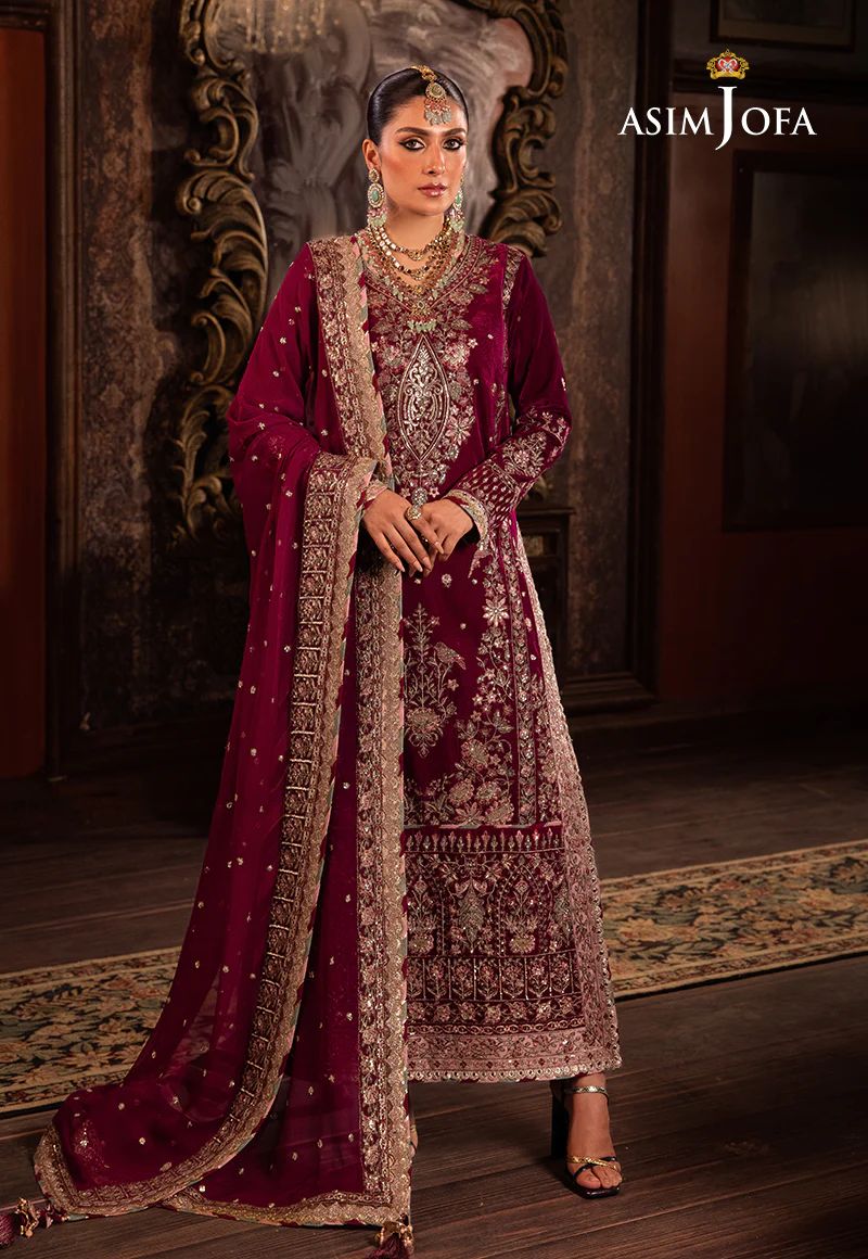 ASIM JOFA Makhmal Wedding Velvet AJMM03