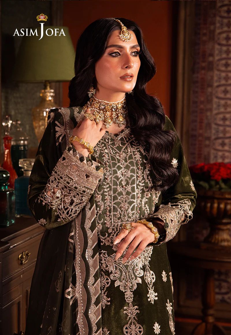 ASIM JOFA Makhmal Wedding Velvet AJMM05