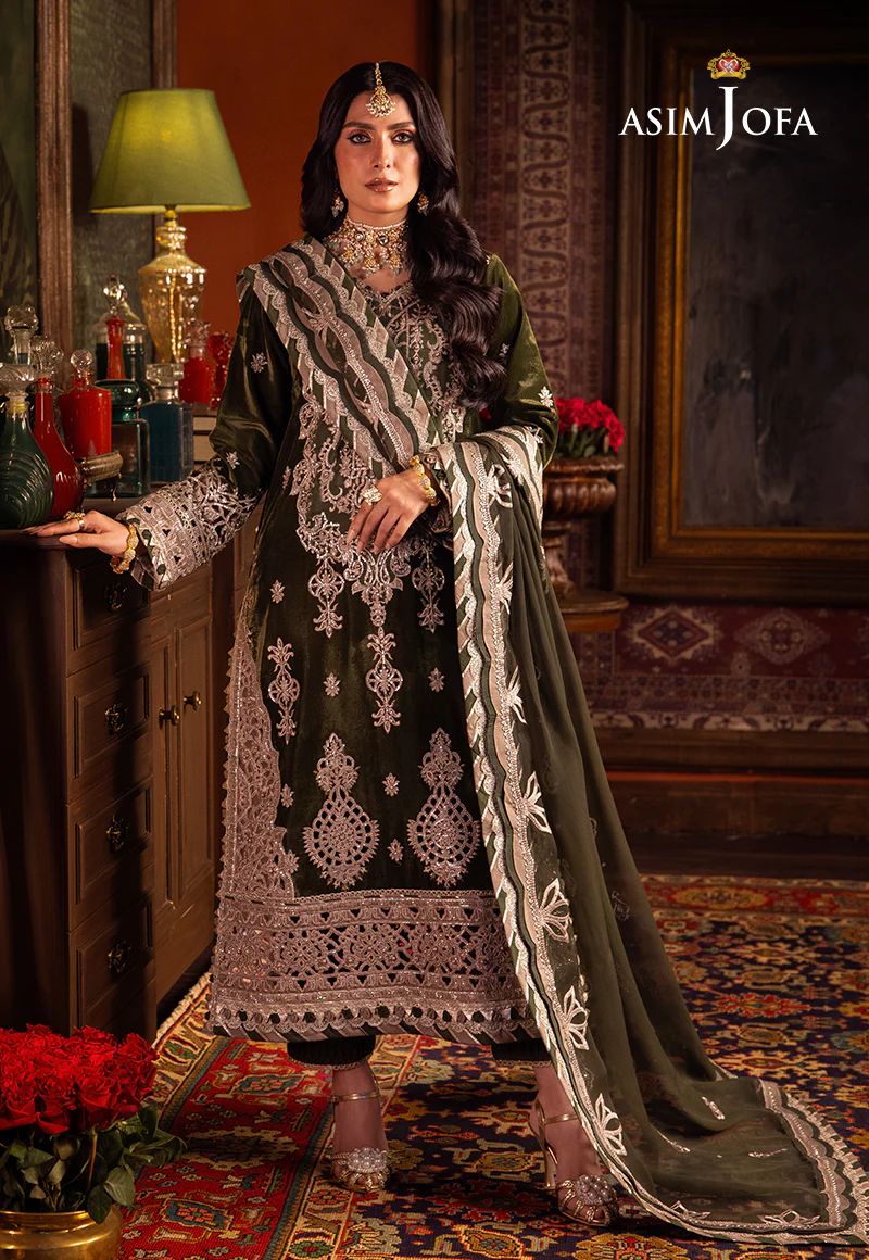 ASIM JOFA Makhmal Wedding Velvet AJMM05