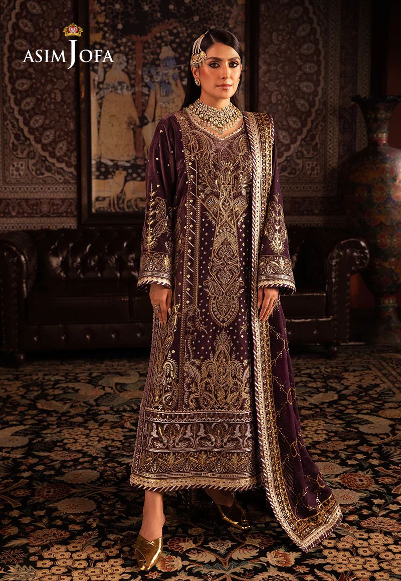 ASIM JOFA Makhmal Wedding Velvet AJMM06