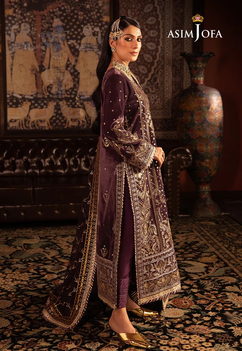 ASIM JOFA Makhmal Wedding Velvet AJMM06