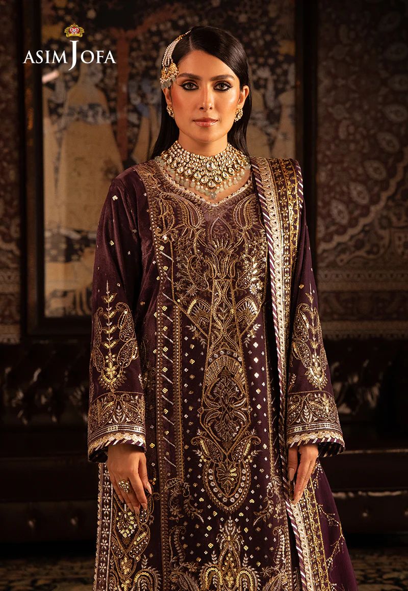 ASIM JOFA Makhmal Wedding Velvet AJMM06