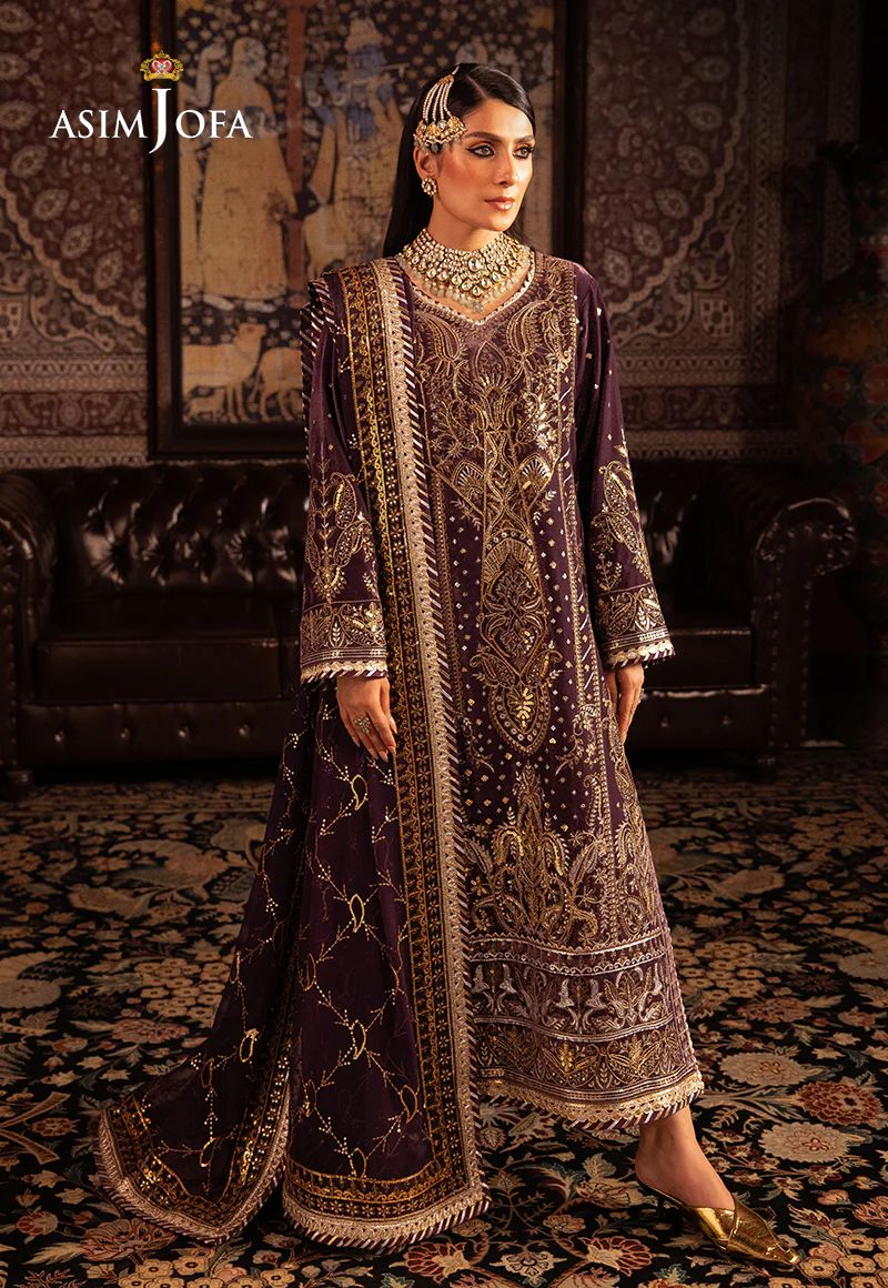 ASIM JOFA Makhmal Wedding Velvet AJMM06