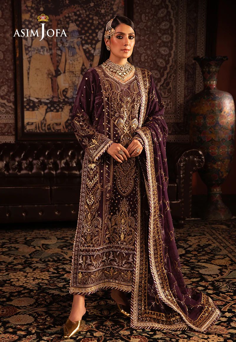 ASIM JOFA Makhmal Wedding Velvet AJMM06