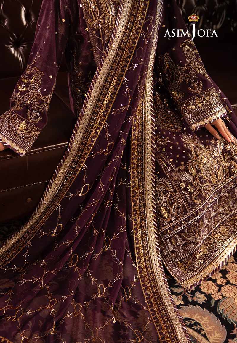 ASIM JOFA Makhmal Wedding Velvet AJMM06